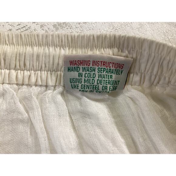 Vintage Peppertree the hip store white maxi skirt size L - Picture 5 of 6